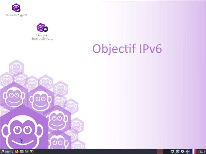 Figure 10 : le bureau de la VM des activités pratiques.